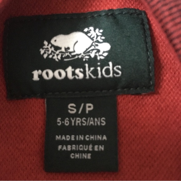 Roots Girls Cabin Red Check plaid dress jumper & cream mock neck top - Picture 4 of 4